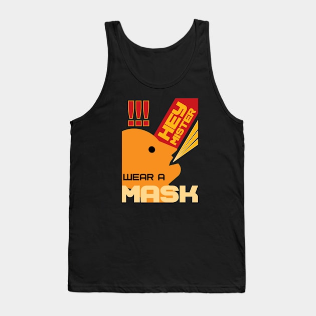 Face mask Tank Top by HeyMister